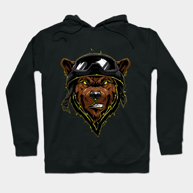 Bear Hoodie by Chack Loon